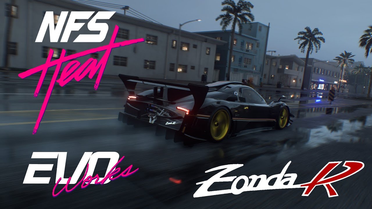 NFS Heat car mod: Pagani Zonda R 