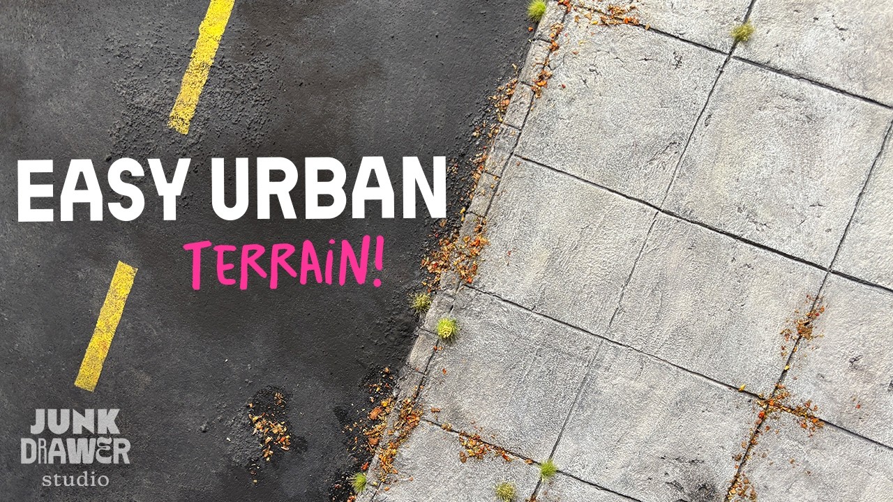 Создание миниатюрной улицы для настольной игры! // Бонусный эпизод от JunkDrawer!