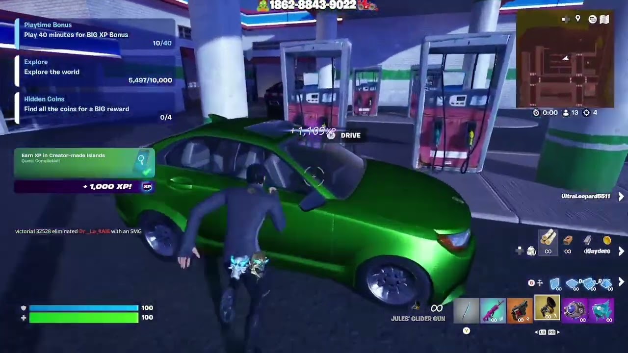 Fortnite gameplay      EP:001         ZOMBIEDRIVE🏎️🧟&zwj;♂️