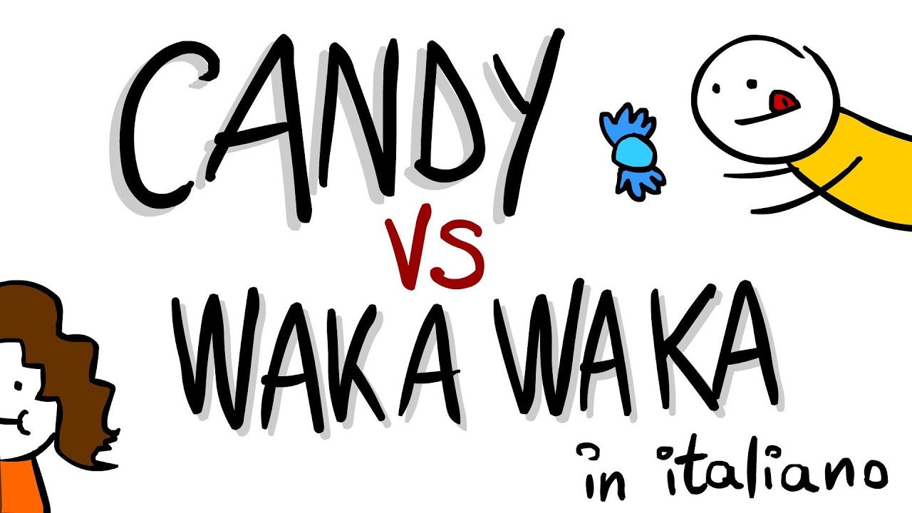 Candy VS Waka Waka tradotte in ITALIANO con Google Translate - Scottecs Parody Cartoons