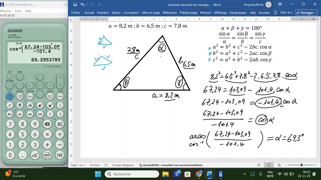 résolution tiangle 2