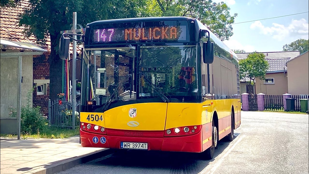 [ITS Michalczewski o. Wrocław] Solaris Urbino 8.6 III #4504 /147 kier. Mulicka i Kłokoczyce\