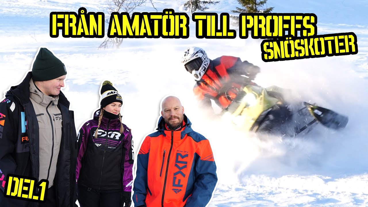 JAG FÖRSÖKER BLI SNÖSKOTERPROFFS! DEL 1