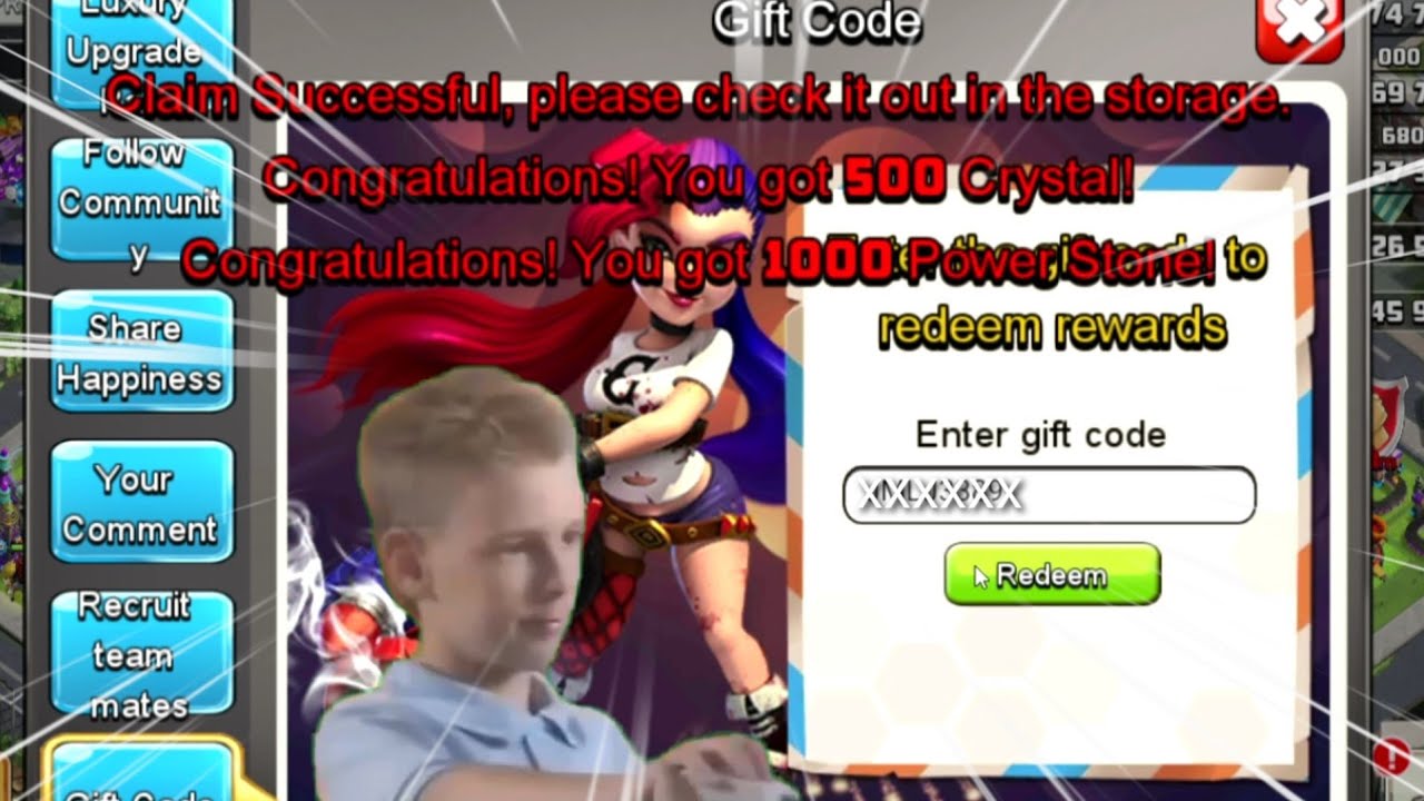 New Gift Code Appear Again!!! - Clash of Zombie #clashgamer #giftcode