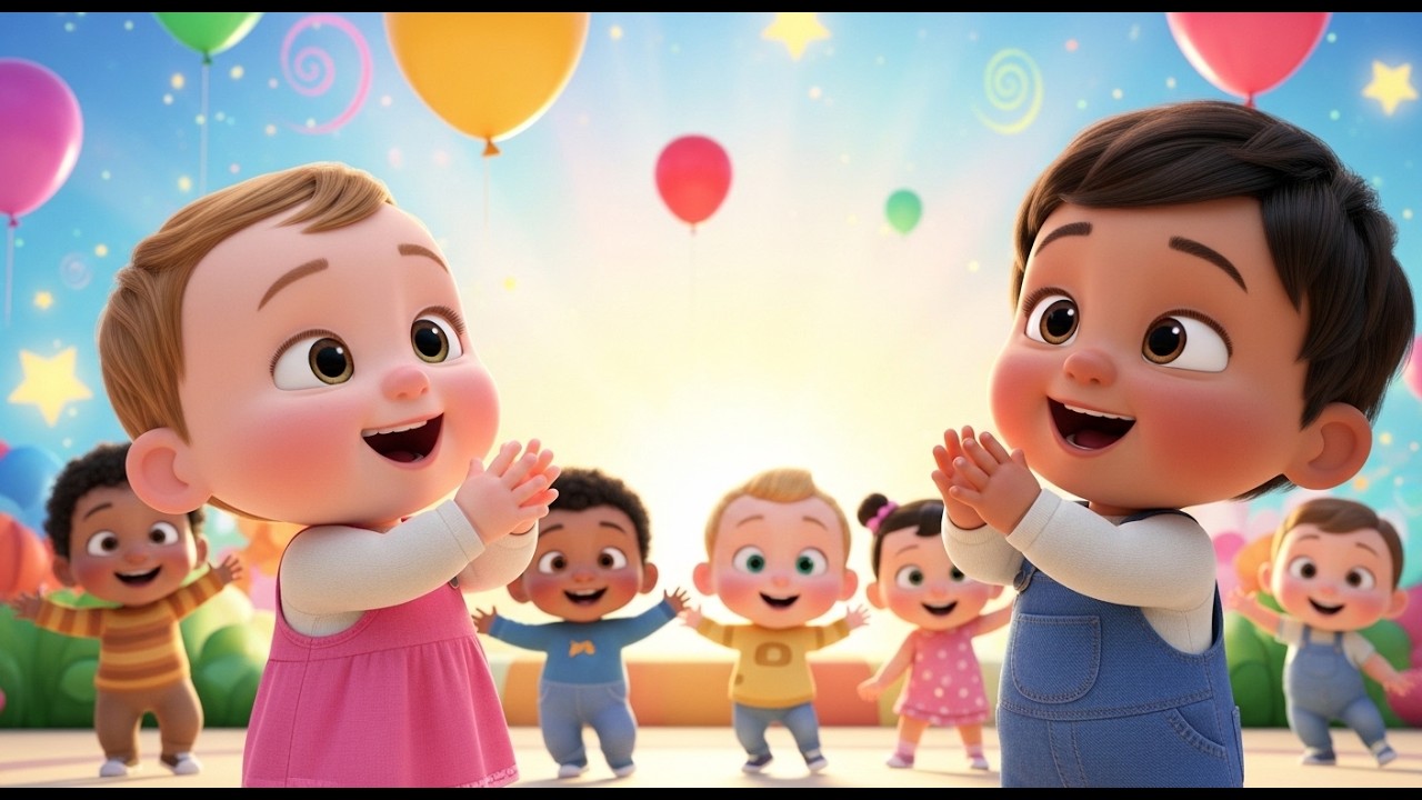 👏 Baby Clap Clap Song 🎵 Fun Nursery Rhyme for Babies & Toddlers | Sing Along & Learn 🎶