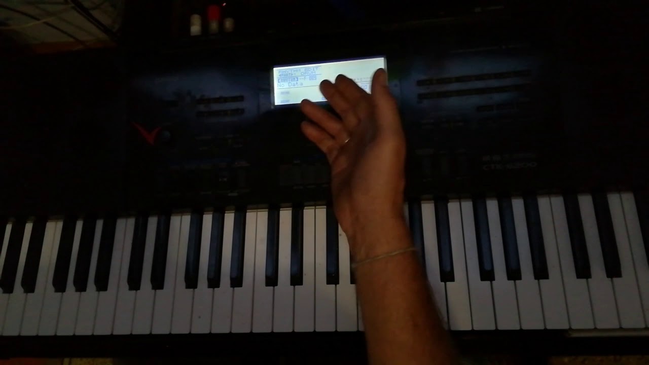 Удаление ститя на CASIO 6200