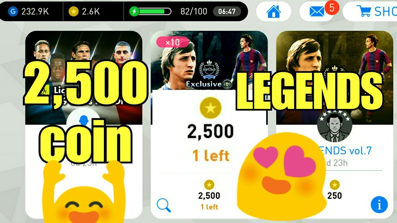 Exclusive LEGENDS vol. 7 CRUYFF  Pack Opening 2,500 coin!!!