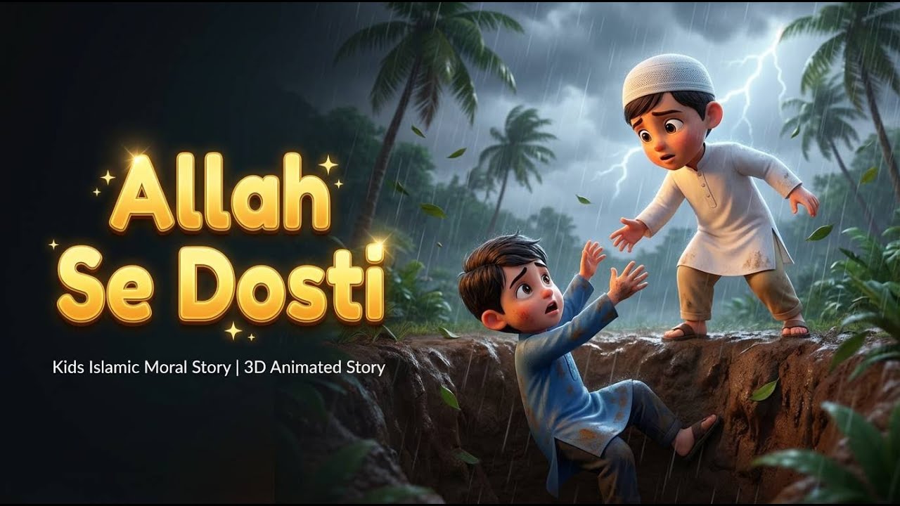 اللہ میرا سب سے اچھا دوست 🤍 | Allah Say Dosti | Kids Islamic Moral Story