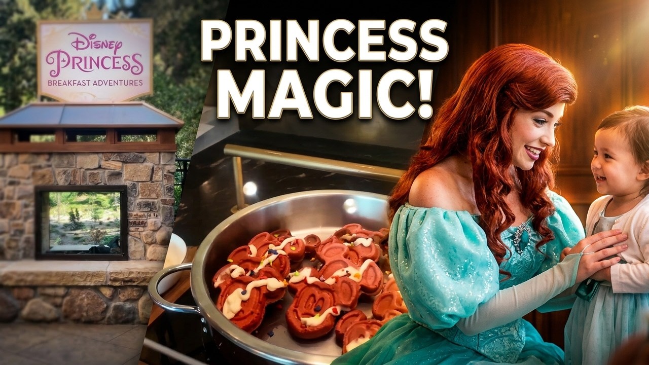 [4K] Disney's Napa Rose Luxurious Princess Breakfast Experience