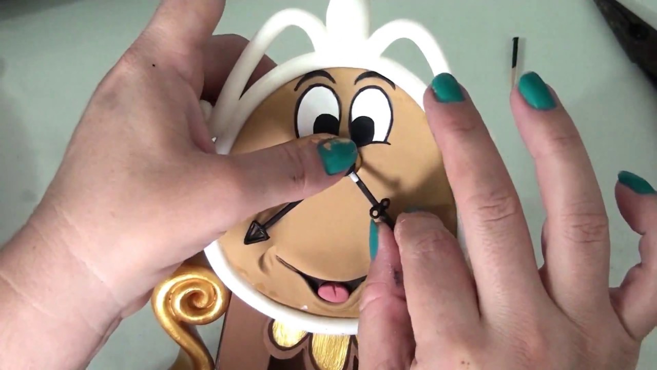 Diy Horloge, o RELÓGIO da Bela e a Fera !