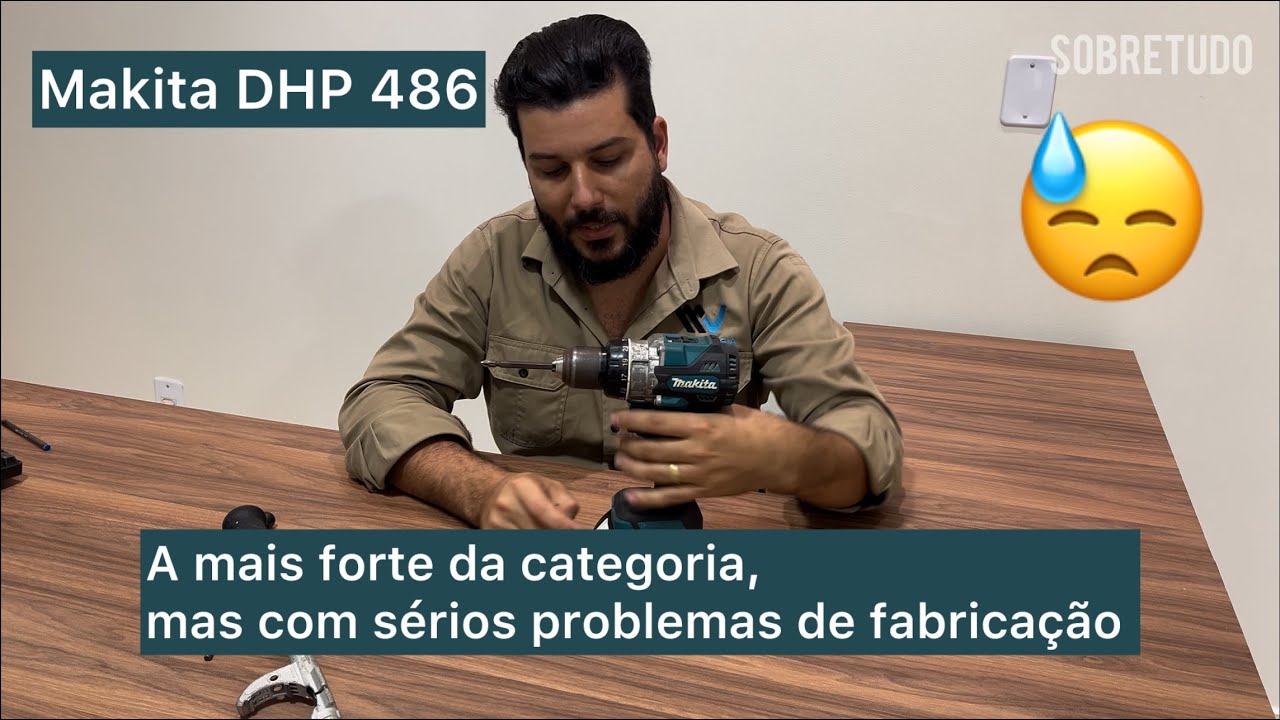 Unboxing Parafusadeira Makita DHP486 - talvez não seja a melhor escolha, veja os principais defeitos