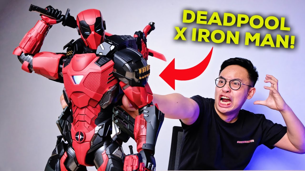 BEGINI JADINYA KALAU DEADPOOL COLLAB SAMA IRON MAN! | HOTTOYS ARMORIZED DEADPOOL UNBOXING & REVIEW