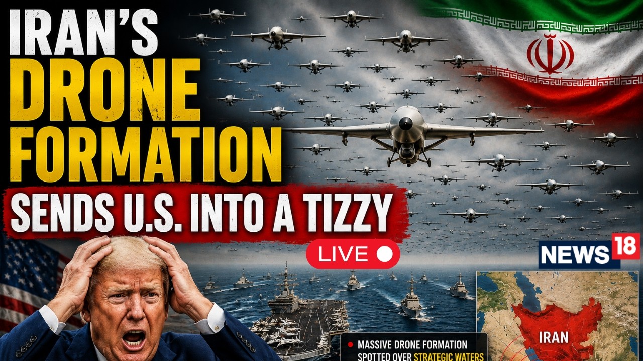 LIVE | Multiple Drones Moving As One: US Pilot Describes Interconnected Iranian Drone Swarm | N18G