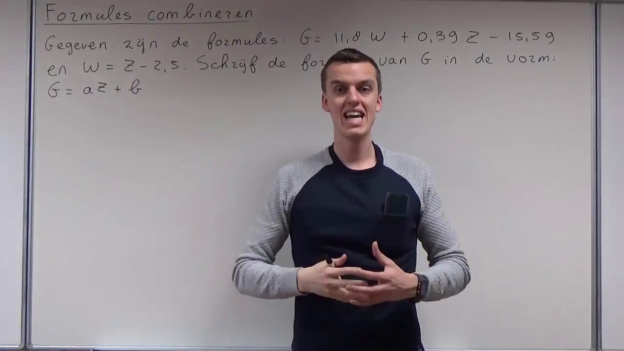 Formules combineren (HAVO wiskunde A)