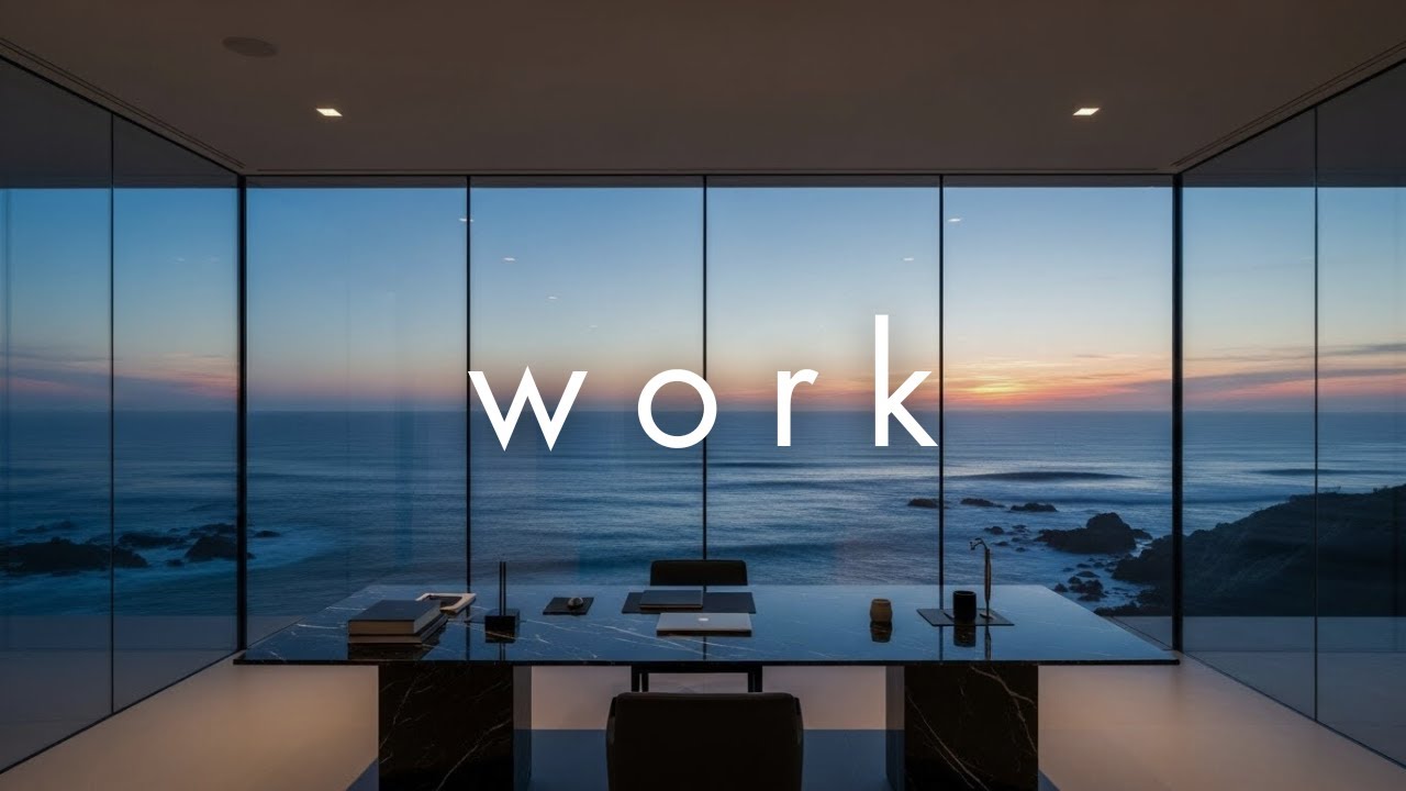 Ocean View Desk・Focus Like a CEO for Intense Productivity