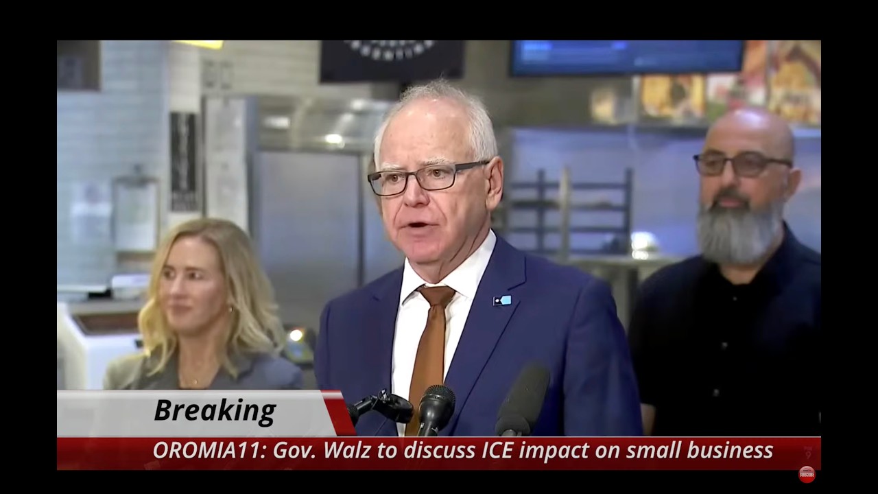 OROMIA11: Gov. Walz to discuss ICE impact on small business