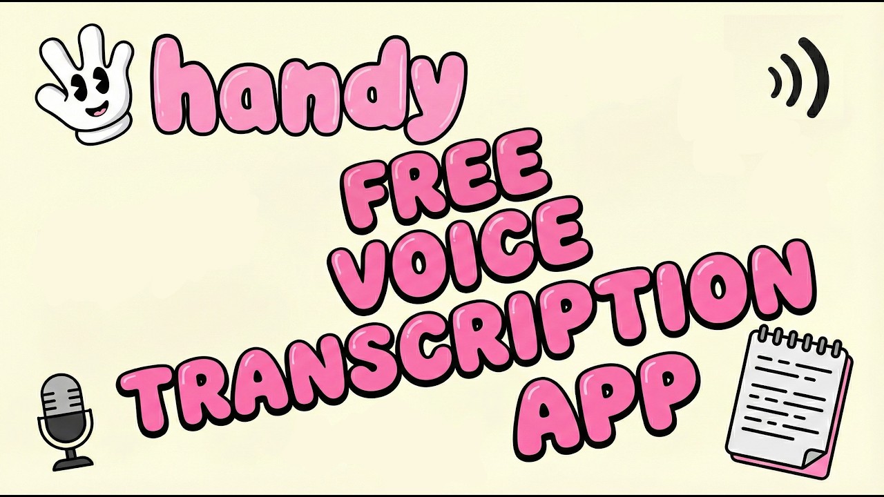 Handy App is insane. Free Open Source Speech to Text App