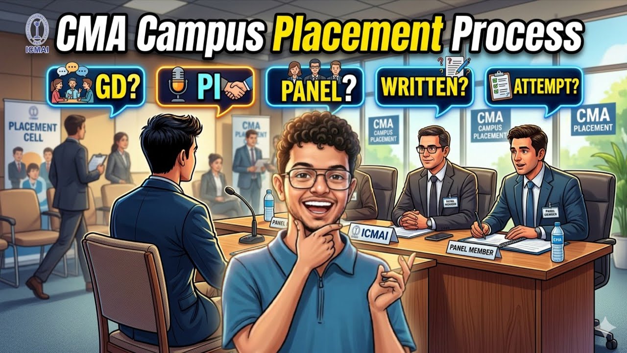 Don't Sit for CMA Campus Placement Without Watching This! (GD, PI & Written Exam) | CMA Lakhshya