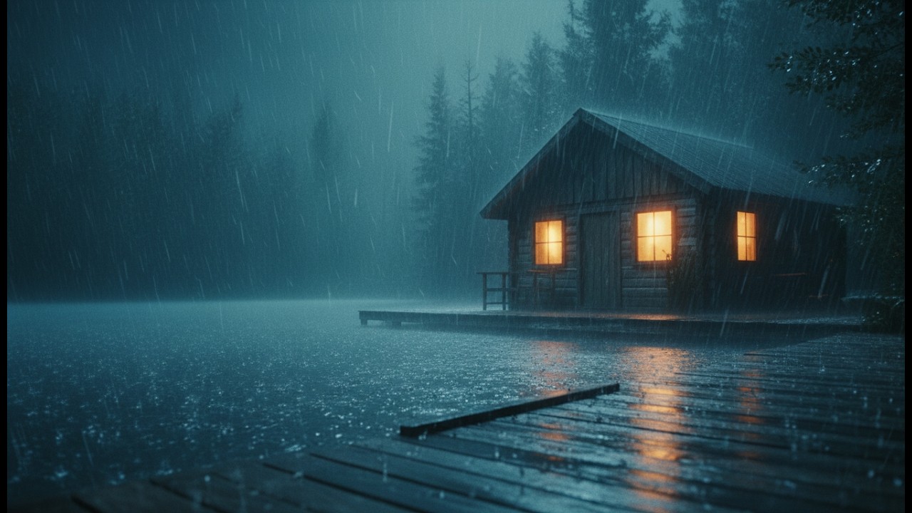 Rain Sounds for Sleeping 🌧️ Powerful Heavy Rain Ambience for Deep Sleep, Anxiety Relief & Relaxation