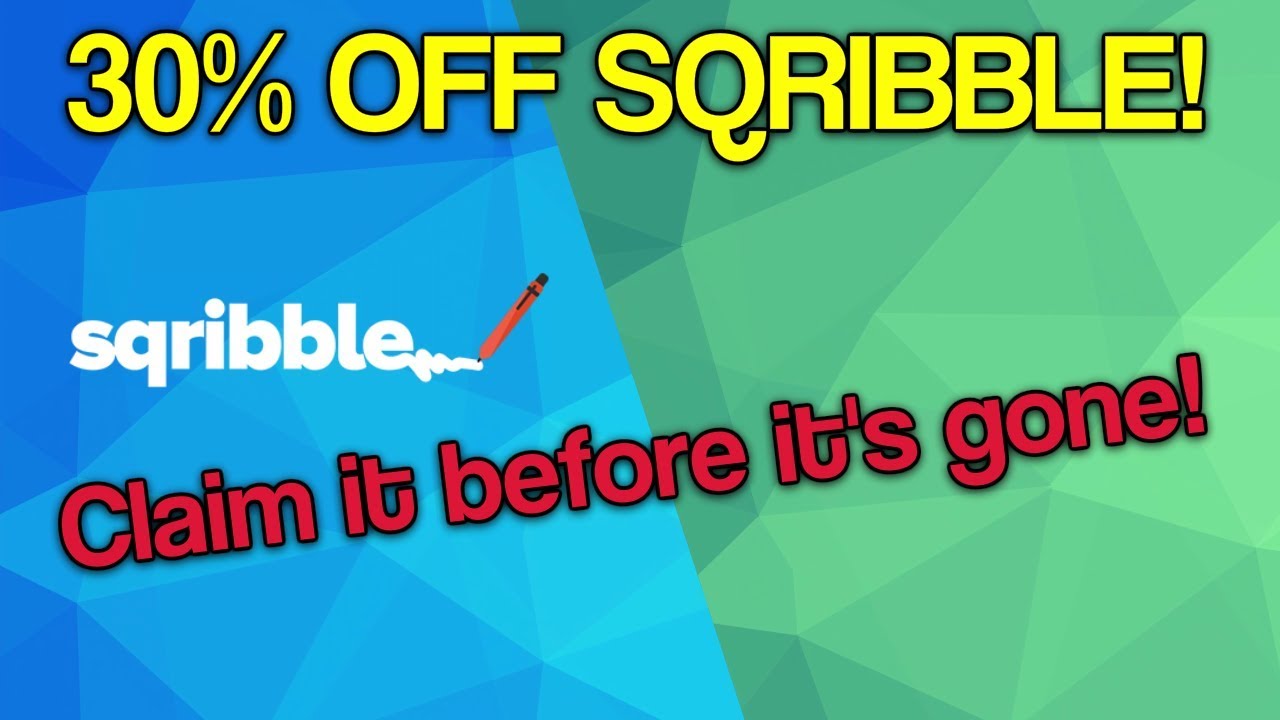 Sqribble Discount Code - 30% Off! Limited Time