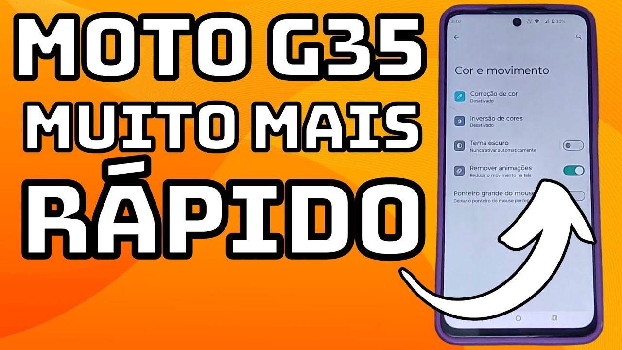 ESSA FUNÇÃO ESCONDIDA DEIXA O CELULAR MOTOROLA MOTO G35 MUITO MAIS RÁPIDO (COMO ATIVAR)