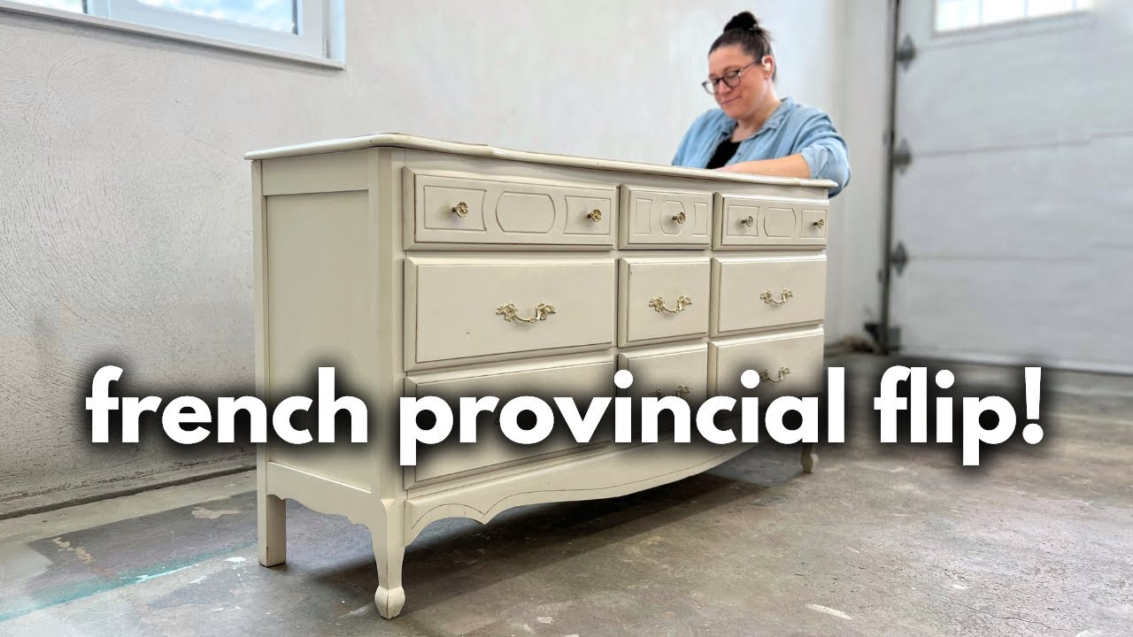 Watch This French Provincial Dresser Go From Trash to Treasure!