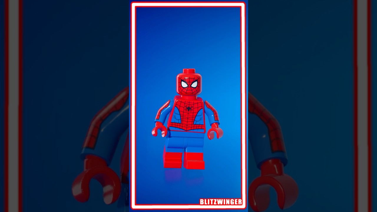 Wszystkie 10 sk&oacute;rek LEGO Spider-Mana w Fortnite #shorts