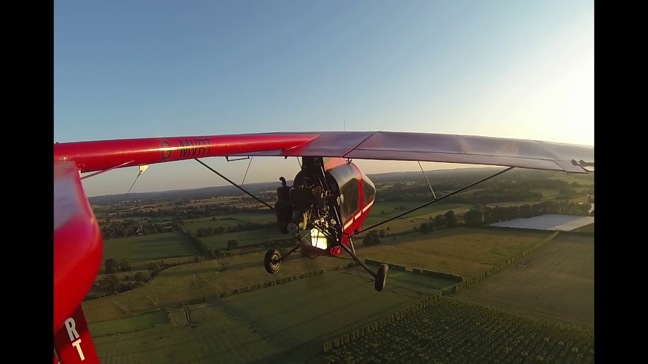 Plane Engine failure (Intermittent) low altitude in a CFM Shadow