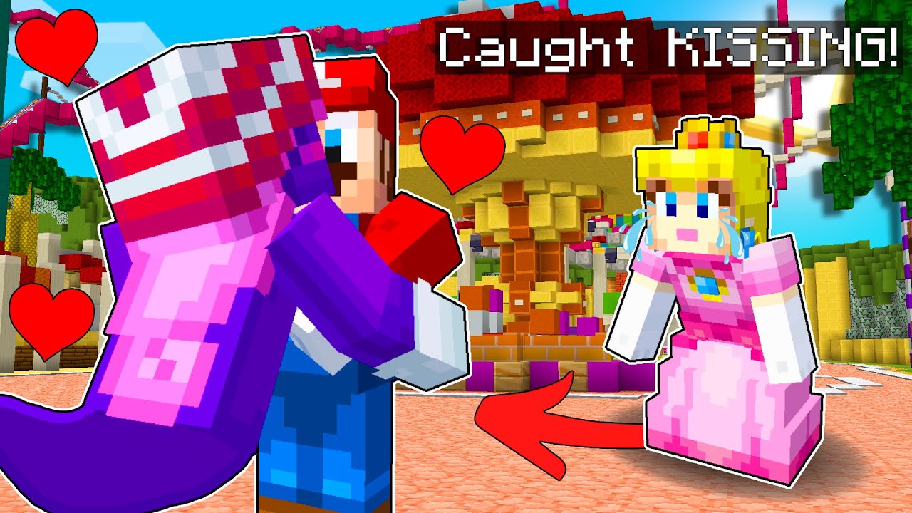 Mario CAUGHT KISSING Vivian! (CHEATING)💋😘Minecraft Super Mario [293]