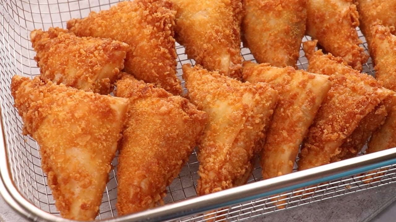 زوجي قال لي هذي أطيب سمبوسة بيدوقها في حياته 🤭 Samosa recipe