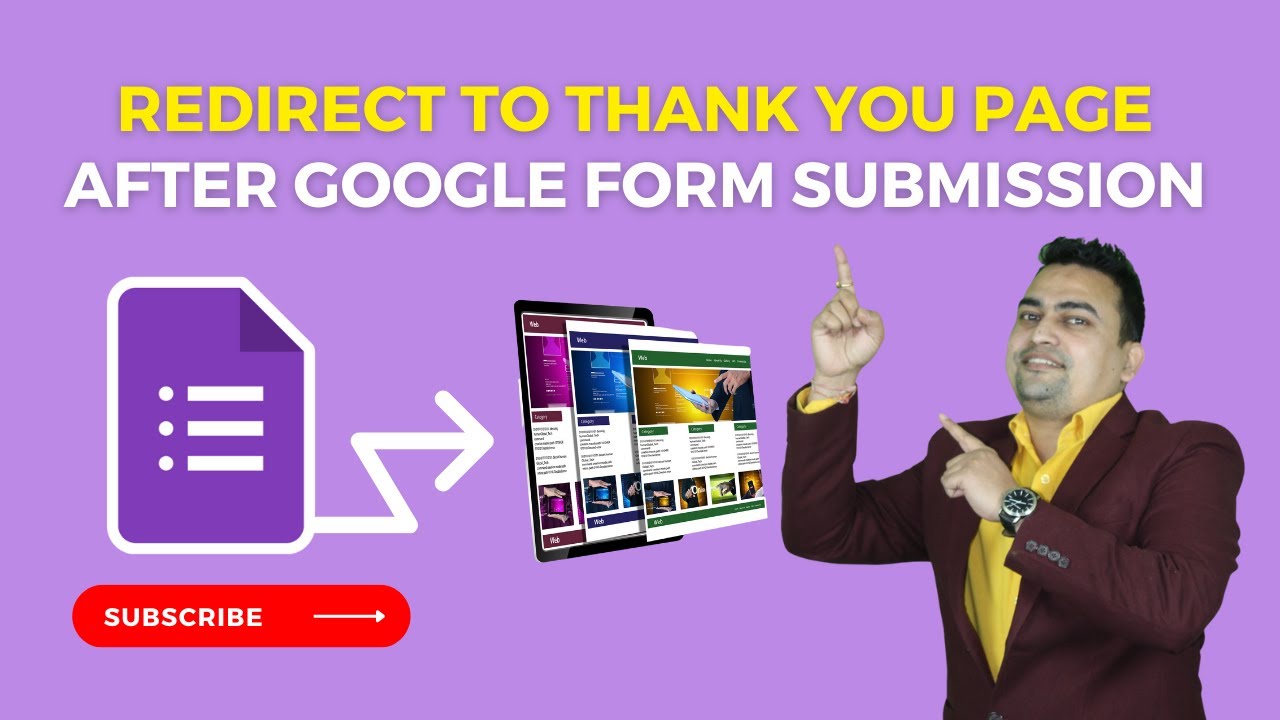 Redirect To Customized Thank You Page in Google Form | Google Forms Tutorial | Dipanshu Vijay