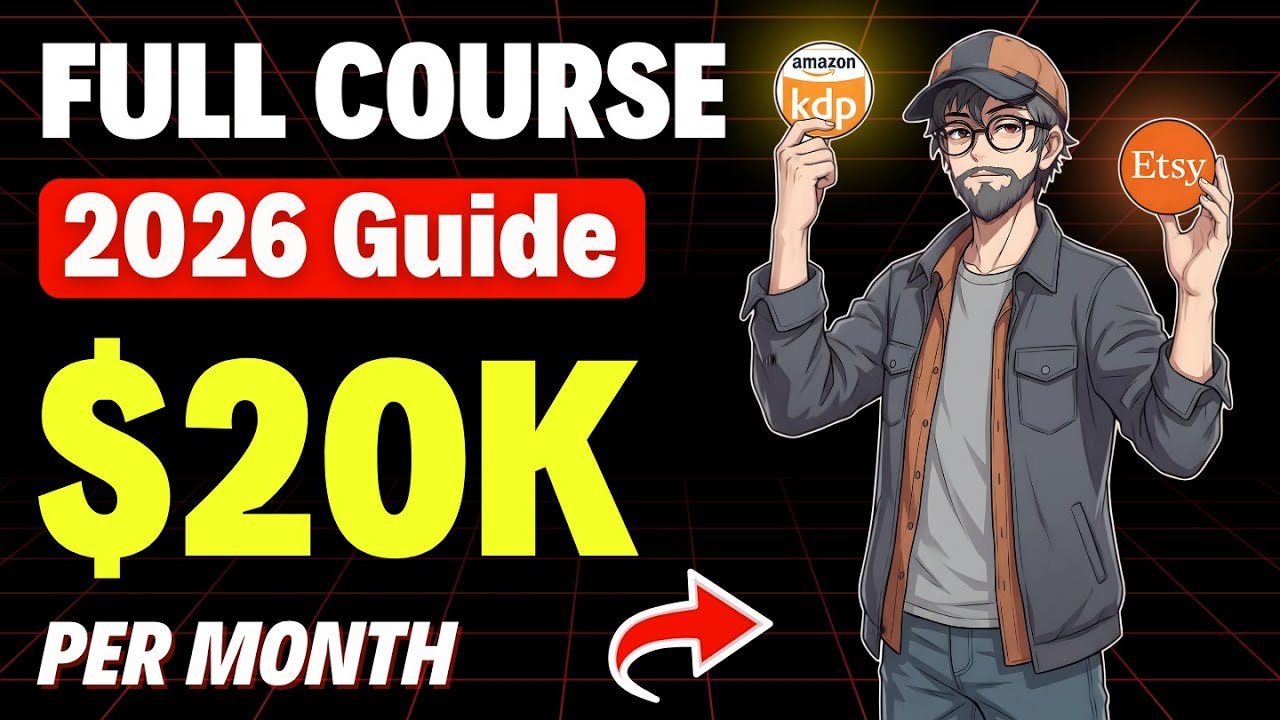 How to Start Amazon KDP & Etsy in 2026 (Beginner Tutorial)