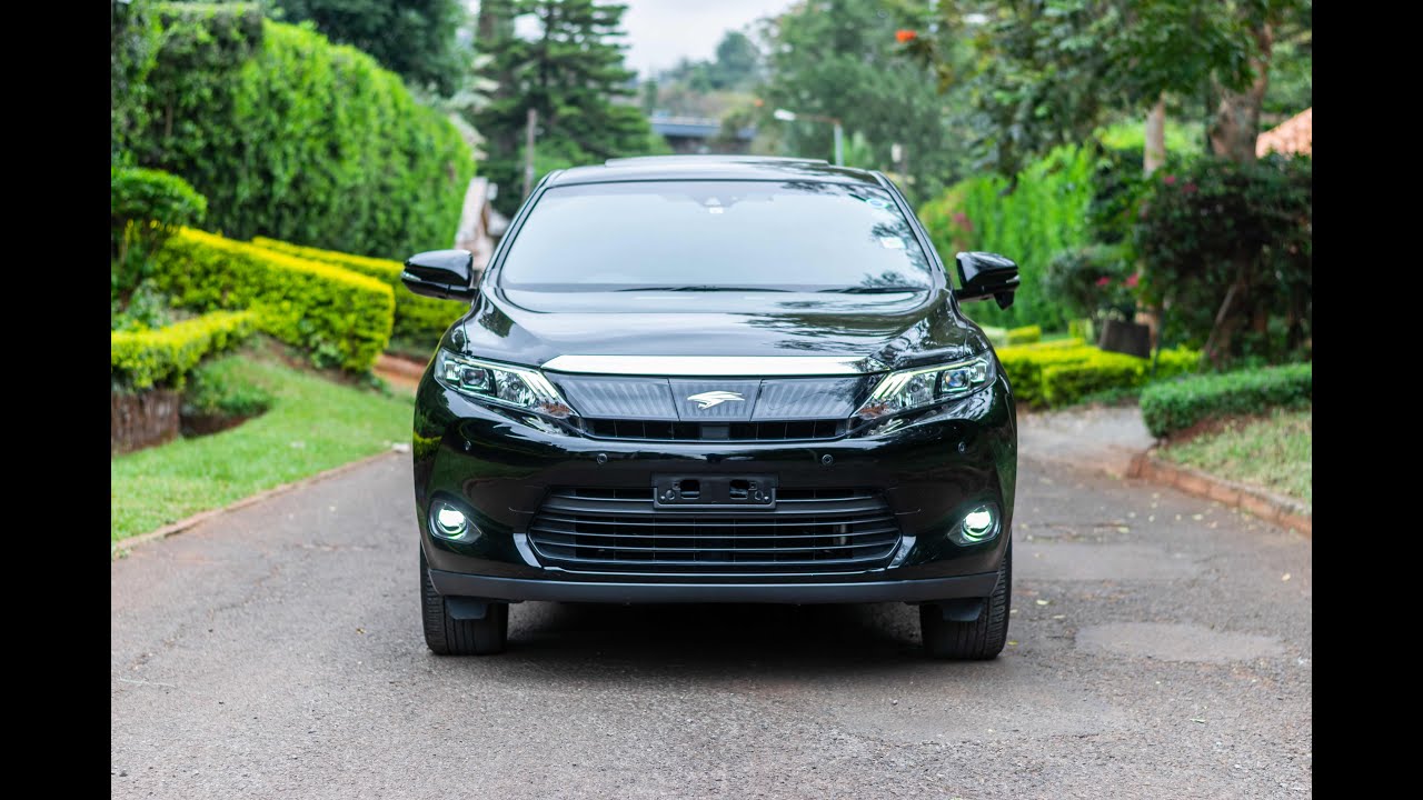 2015 Toyota Harrier 4WD Black