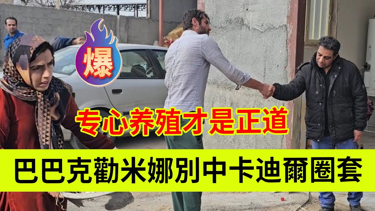 巴巴克劝米娜不要中了卡迪尔的圈套，专心养殖才是正道。伊朗女人米娜纪录片最新后续