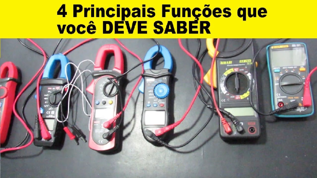 4 Principais Funções que você DEVE SABER no MULTIMETRO