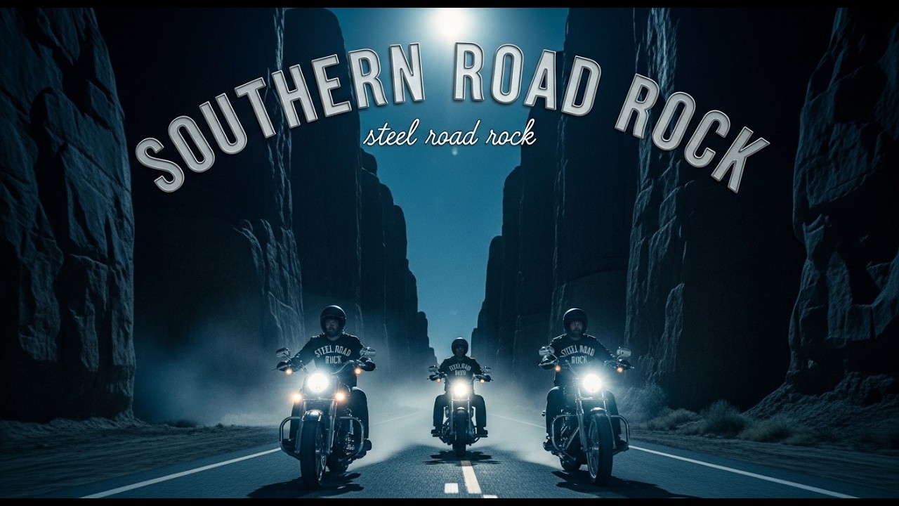Steel Road Rock – Neon Voltage Drift 🌧⚡ Highway of Lost Sparks | Steel Souls Ride On #NeonNoir