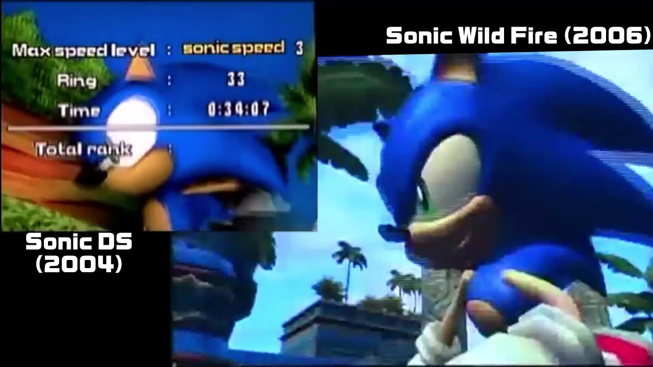 sonic ds / sonic wild fire comparison