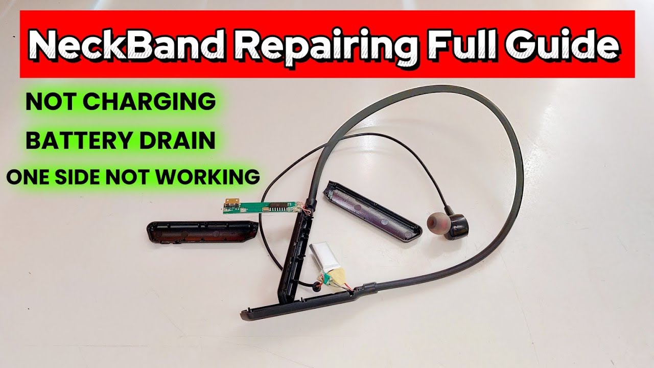 NeckBand Not Charging Problem Solved ! - NeckBand All Problem Solution