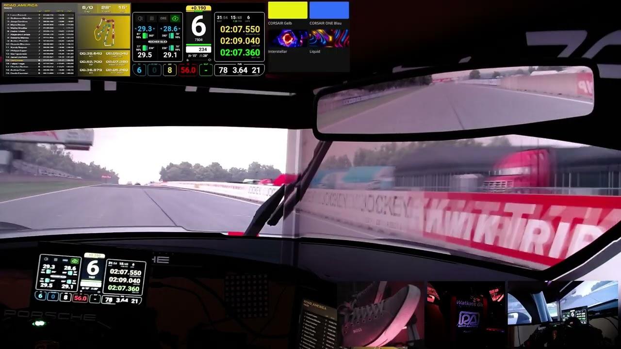 🚀💥 PORSCHE GT3 TEARS UP ROAD AMERICA! 🔥😱 RACING ACTION!