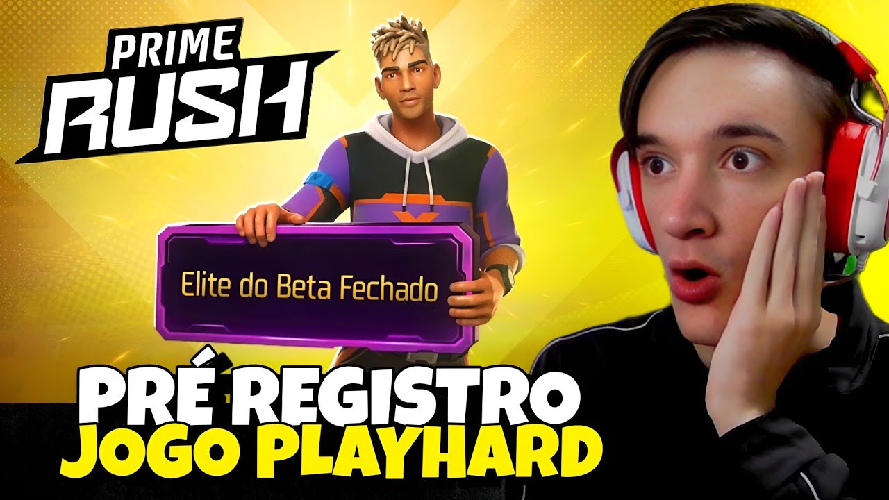 PRE REGISTRO DO BETA FECHADO NO PRIME RUSH! COMO FAZER ?