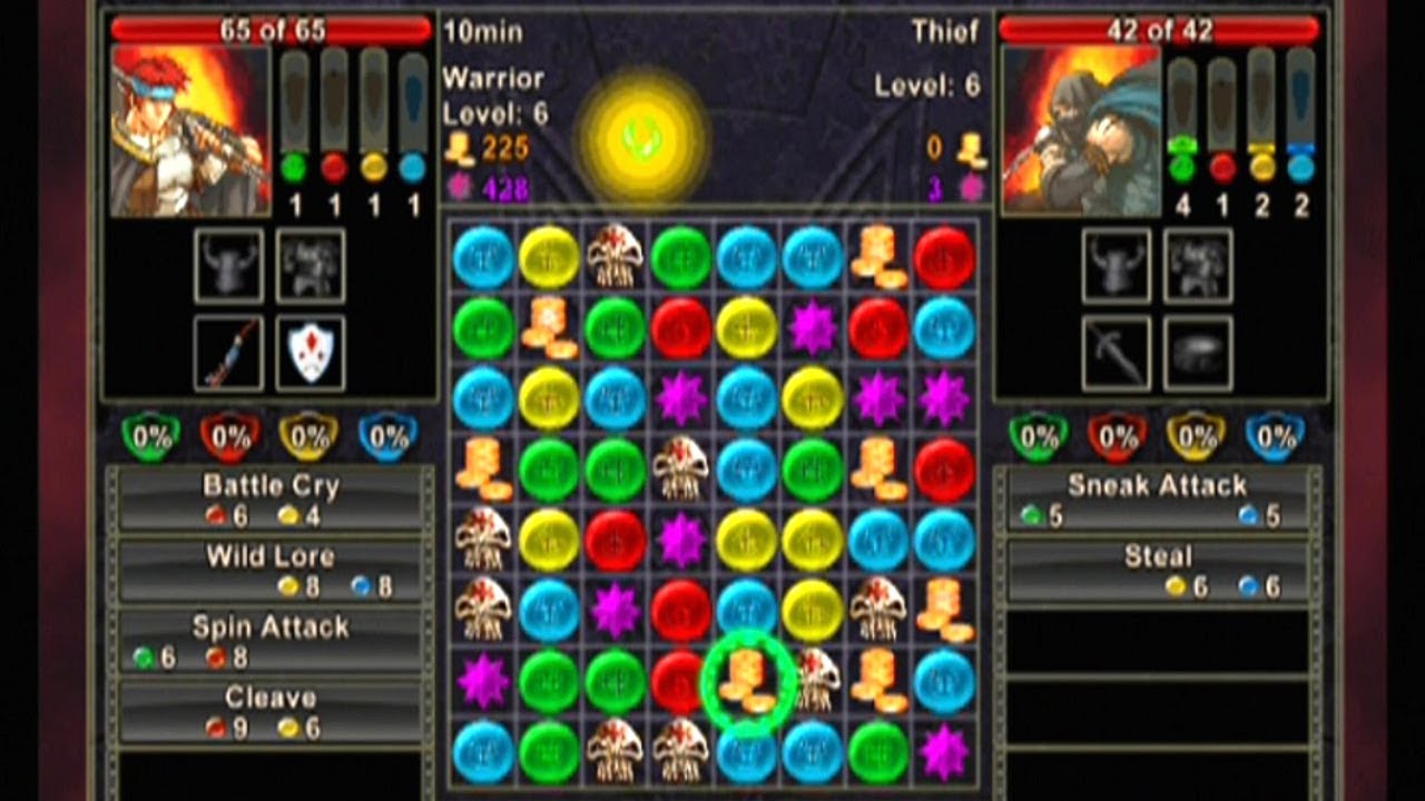Puzzle Quest: Challenge of the Warlords ... (PS2) Gameplay
