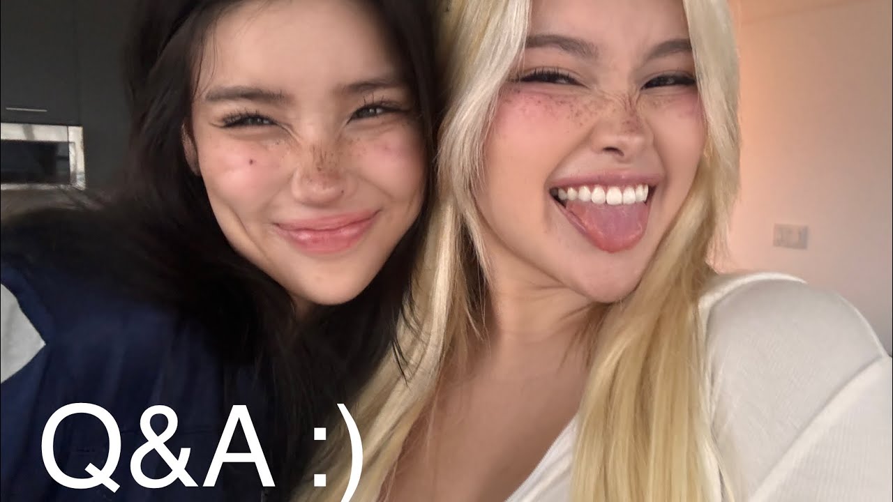 DRUNK Q&A with my sister (Hannah Kae and Dia Kimeko)