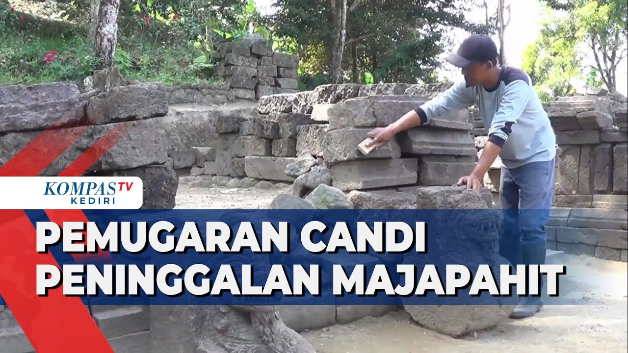Tim Arkeolog Memulai Pemugaran Candi Peninggalan Kerajaan Majapahit di Blitar
