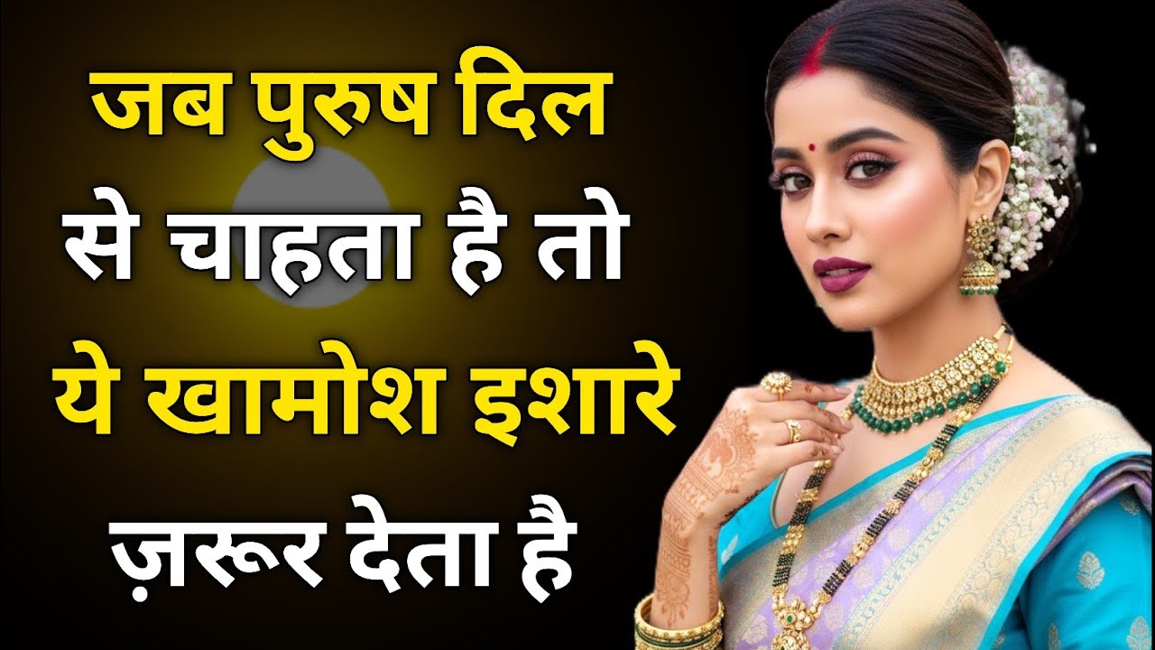 जब पुरुष दिल से चाहता है तो ये खामोश इशारे ज़रूर देता है