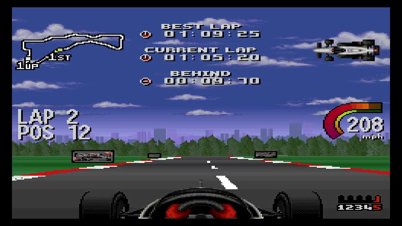 Retrobat Driving Advent Show 2025 (SNES Nigel Mansell Indycar Racing)