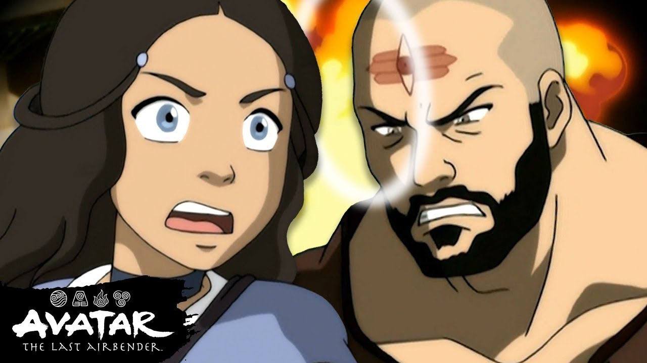 Team Avatar vs. Combustion Man at Western Air Temple 💥 Full Scene | Avatar: The Last Airbender