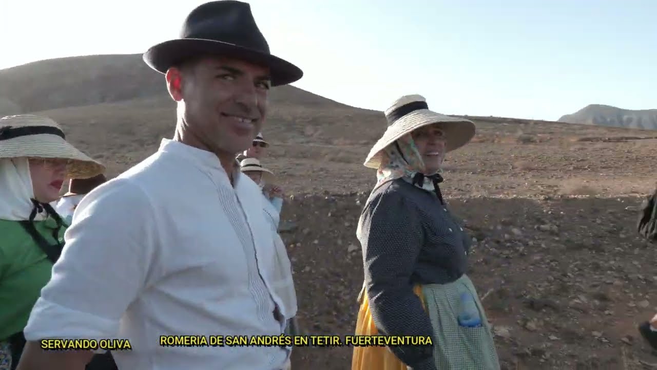ROMERIA DE SAN ANDRÉS EN TETIR EN FUERTEVENTURA 2024  2ª  PARTE SERVANDO OLIVA