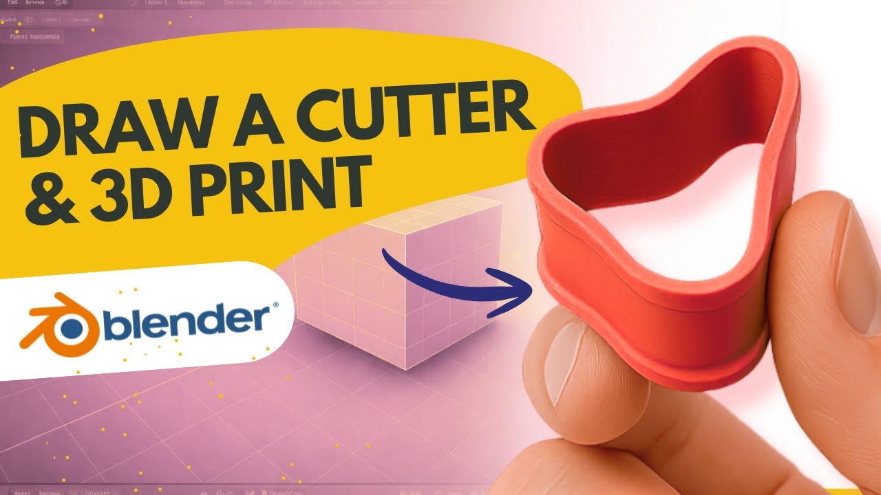 Make This Cookie & Clay Cutter in Blender | Beginner Tutorial