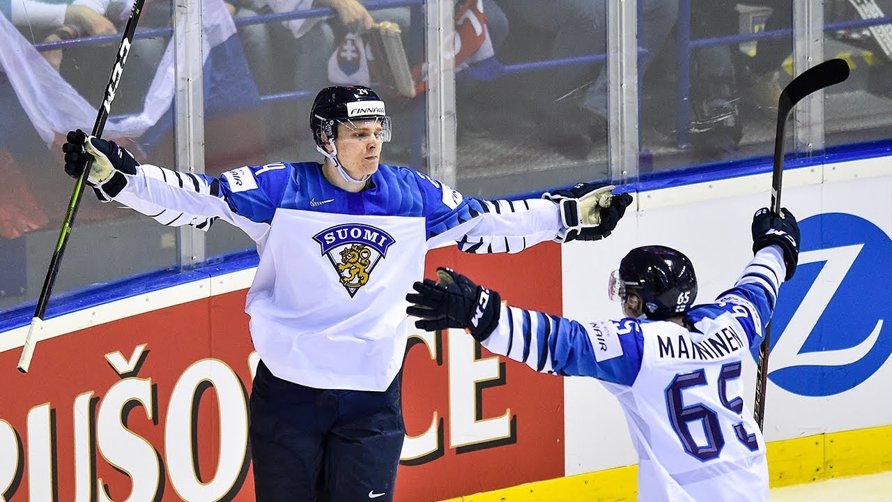 Kaapo Kakko nets hat trick in Team Finland&rsquo;s 4-2 win against Team Slovakia - IIHF World Championship