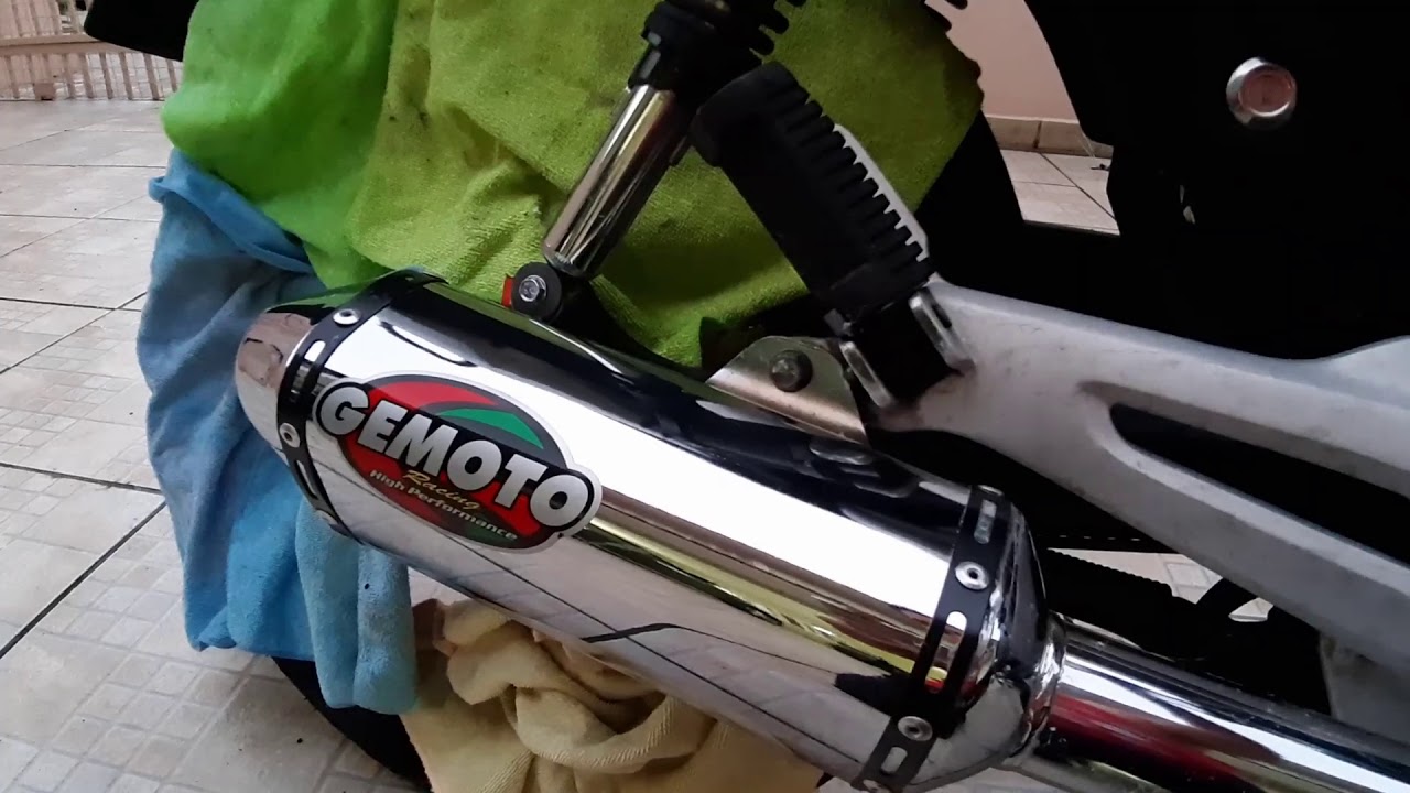 CG 150 COM GEMOTO RACING! RONCO TOP COM 2 MICROFONES!